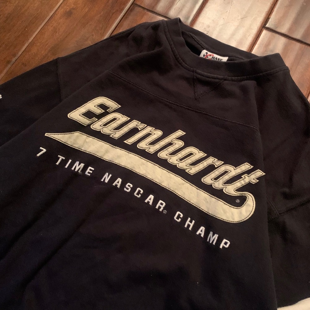 Vintage Chase Authentics Dale Earnhardt 7 Time NASCAR Champ Long Sleeve XXL